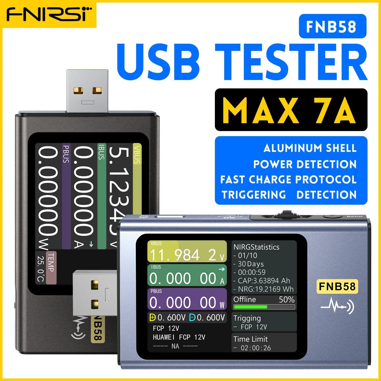 FNIRSI-FNB58 ׽ а  USB ׽Ʈ  Ÿ-C   ,  PD Ʈ 